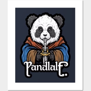 Pandalf Wizzard panda Posters and Art